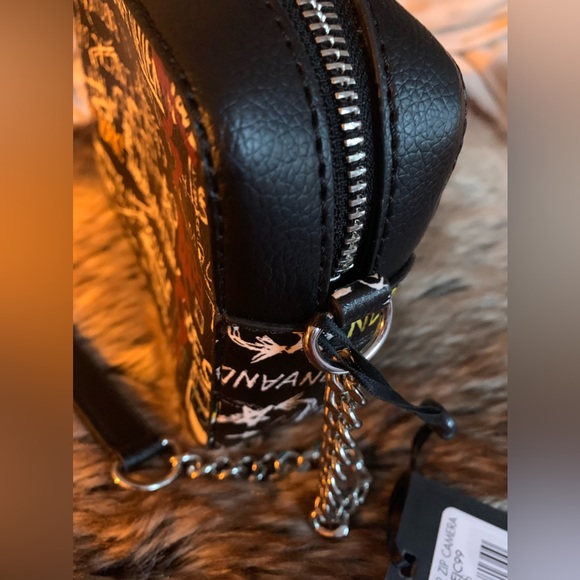 NEW DKNY Cleo Top Zip Camera Handbag Shoulder Purse Chain Strap Tattoo New York - Picture 13 of 15